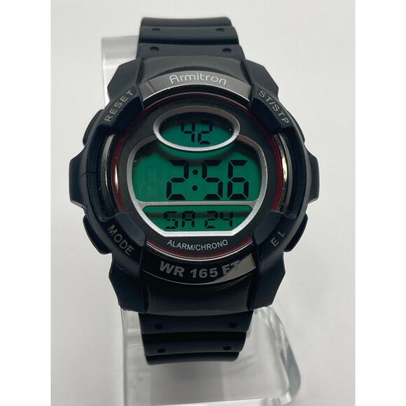 Armitron Alarm Chrono Digital Men's Watch 44mm - 40/8089 - All Sport - WR - Picture 2 of 4